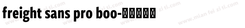 freight sans pro boo字体转换